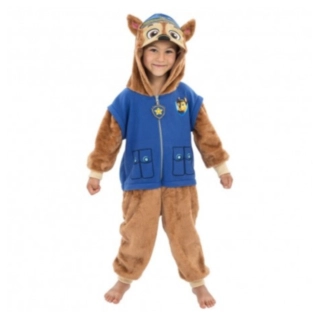 Paw Patrol® Chase Barndräkt Blå/Brun