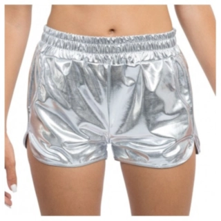 Metalliska Shorts Silver