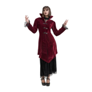 Linda Vampyr Maskeraddräkt Mörkröd