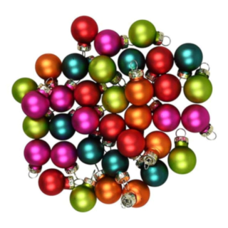 Flerfärgade Julgranskulor Glas
