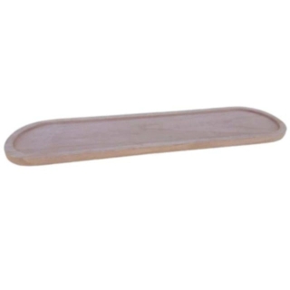 Trä Serveringsfat Beige