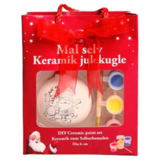 Måla Själv Keramik Julgranskula