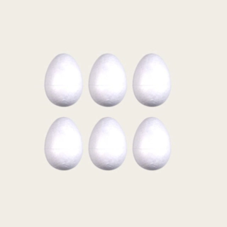 Påskägg Skum Vit