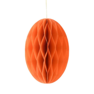 Påskägg Honeycomb Dekoration Orange