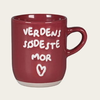 Verdens Sødeste Mor Mugg Röd