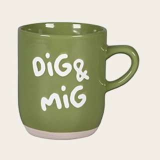 Dig & Mig Mugg Grön
