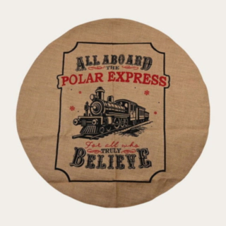The Polar Express® Julgransmatta Beige