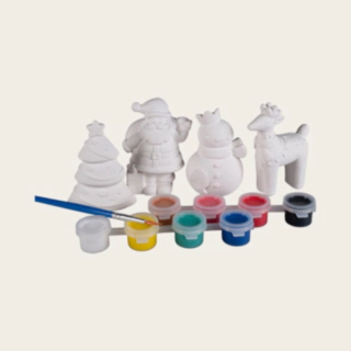 Måla Själv Julfigurer Keramik Set