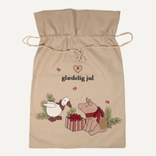 Nordic Pixie Julklappssäck Brun
