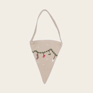 Joyful Christmas Hängande Strut Beige