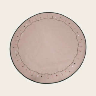 Julgransmatta Beige