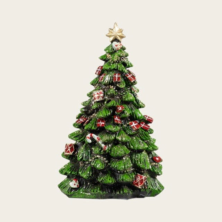 Julgran Med LED Brun