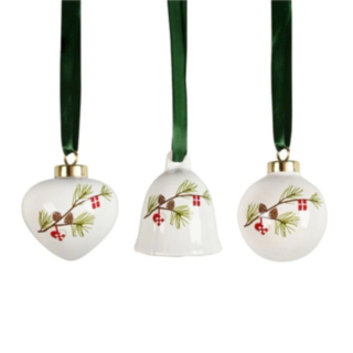 Dansk Jul Julgranskulor Vit