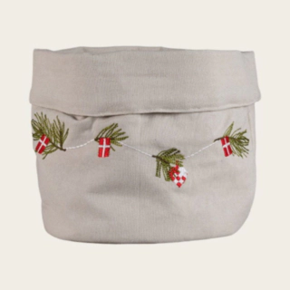 Dansk Jul Brödkorg Beige
