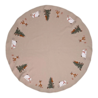 Julgransmatta Beige