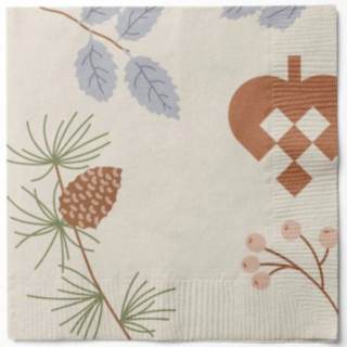 Winter Forrest Servetter Beige