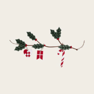 Julgirlang Flerfärgad