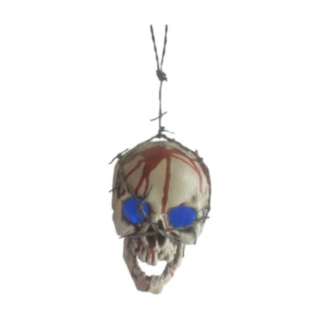 LED Dödskalle Dekorationsfigur