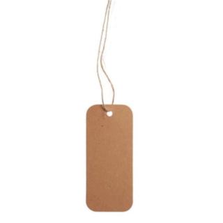 Manilla Presentetiketter Kraft