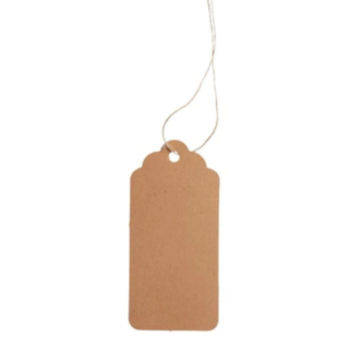 Manilla Presentetiketter Kraft