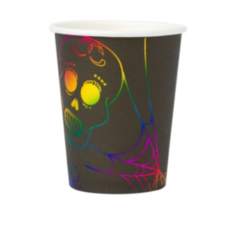 Day of the Dead Halloween Pappersmuggar Svart