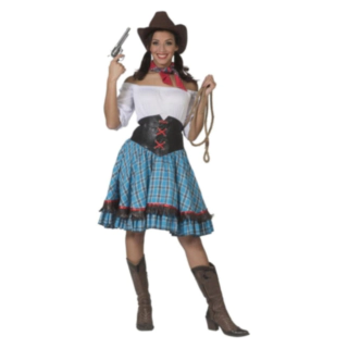 Cowgirl-dräkt Blå