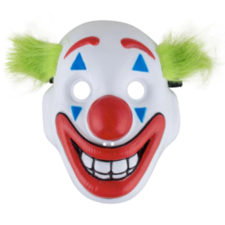 Vit clownmask
