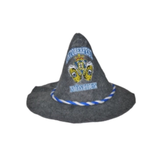 Oktoberfest Hatt Grå