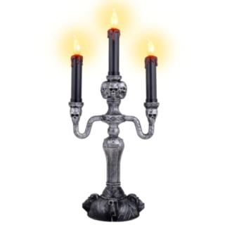 Halloween kranie LED-ljusstake