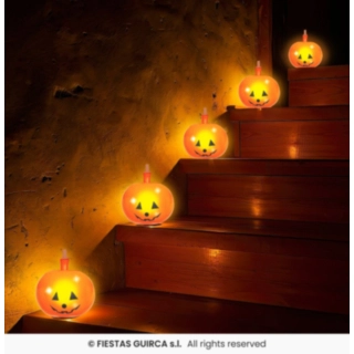 Græskar LED Balloner Orange