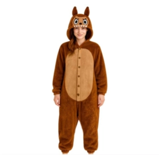 Lulu Monster Maskeraddräkt Brun