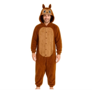 Lulu Monster Maskeraddräkt Brun