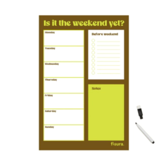 Is It The Weekend Yet? Magnetisk Planlægger