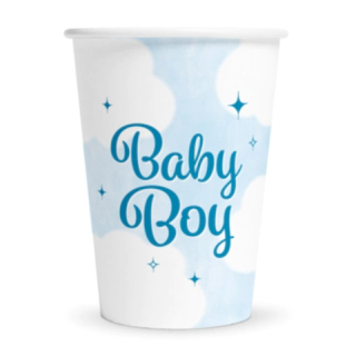 Baby Boy Pappersmuggar Blå/Vit