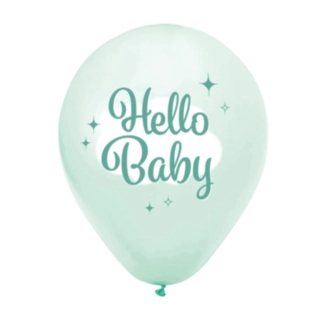Hello Baby Latexballonger Grön