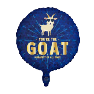 You're The G.O.A.T Folieballong Blå/Guld