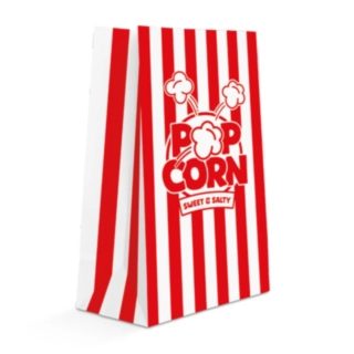 Popcornpåsar Röd/Vit