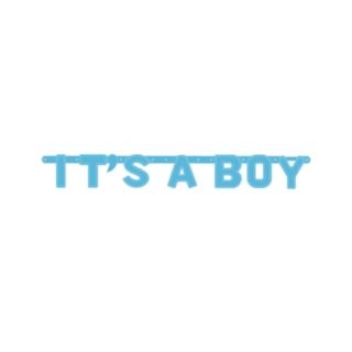 It's A Boy Girlang Blå