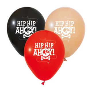 Pirat Hip Hip Ahoy Latexballonger