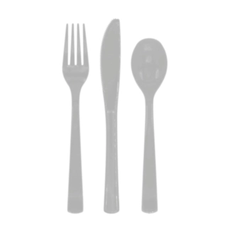 Plastbestick Silver