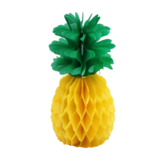 Ananas Honeycomb Figur Gul/Grön