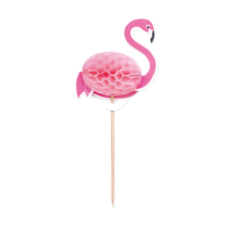 Flamingo Tårtdekorationer Rosa