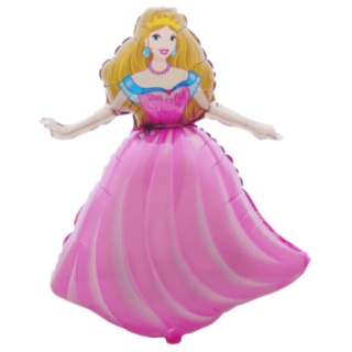 Prinsessa Folieballong Rosa