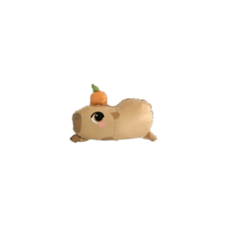Capybara Folieballong Med Pumpa