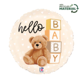 Hello Baby Nalle Folieballong