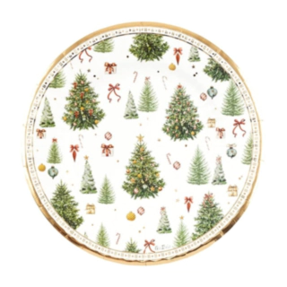 Julskog Papperstallrikar