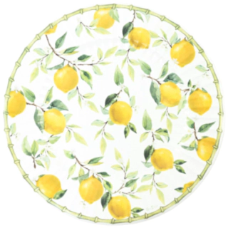 Citronträd Papperstallrikar Gul