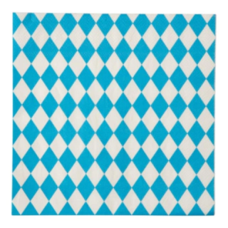 Oktoberfest Servetter Blå/Vit