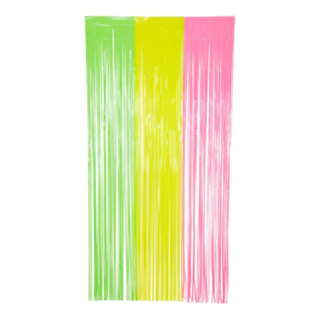 Neon Dörrdraperi Gul/Rosa