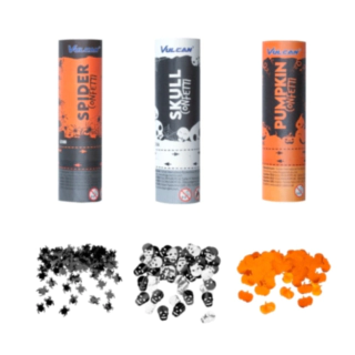 Halloween Konfettikanon Orange/Svart